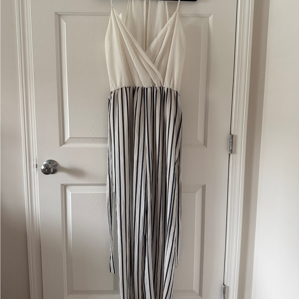 Striped Jumpsuit